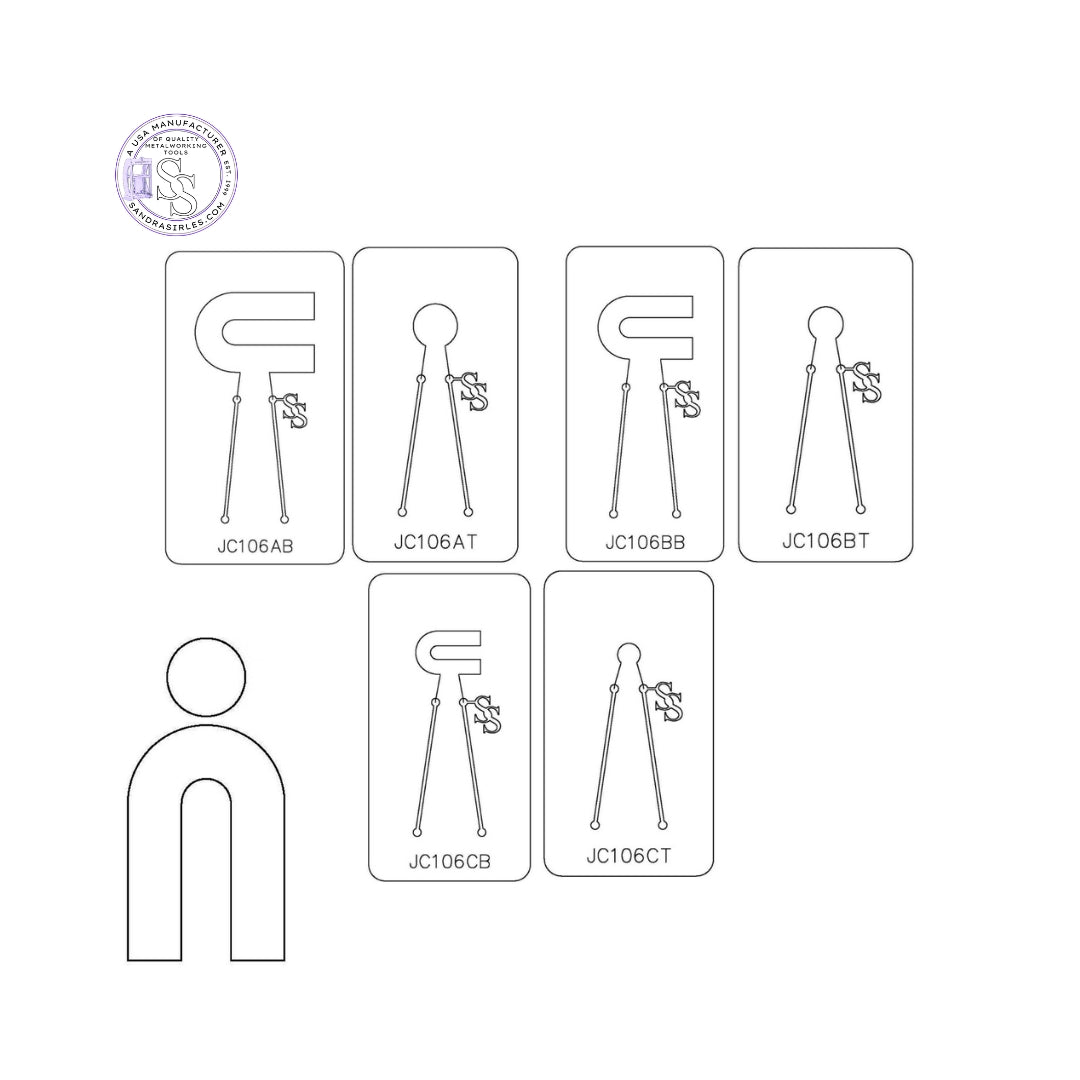 PANCAKE DIE JC106 2 PIECE BOTTOM OR TOP